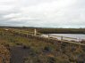 Retaining ponds to raise level of water in the protected bog